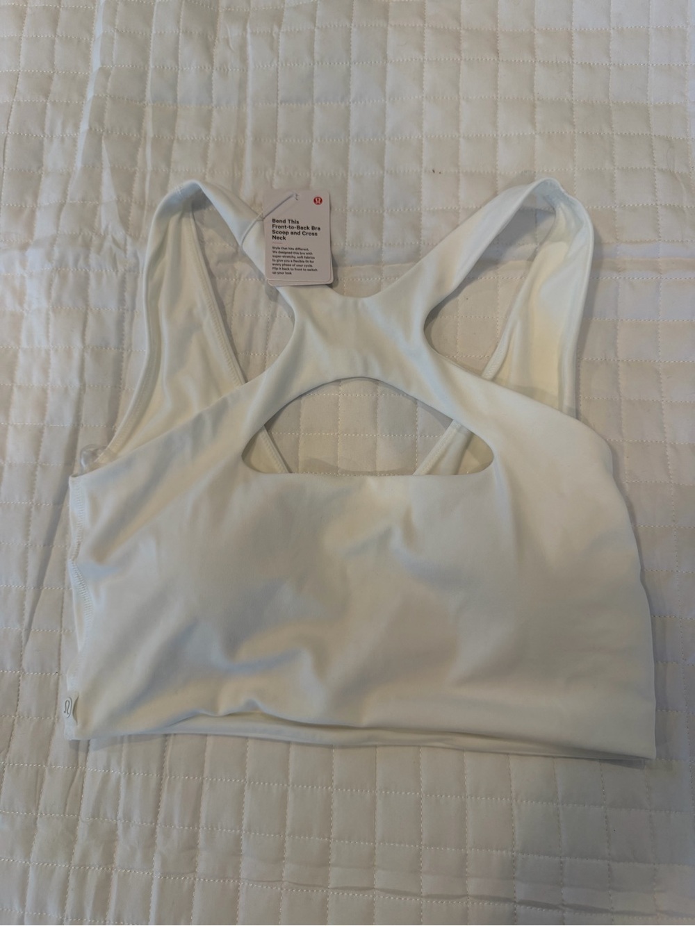 Lululemon Bend This Scoop and Cross Cutout Sports Bra -